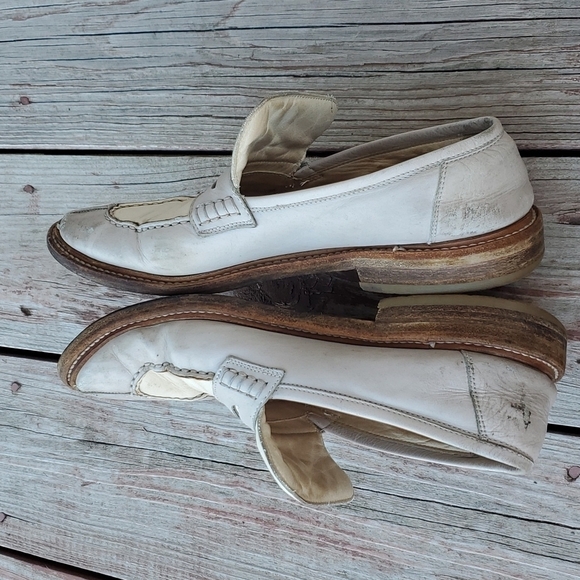Brunello Cucinelli Vintage Y2K Loafer Women Leather Flats shoes sz 38.5/8.5 - Picture 6 of 13